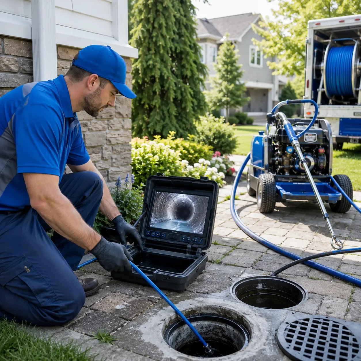 Outdoor drain cleaning professionals serving Spur, TX